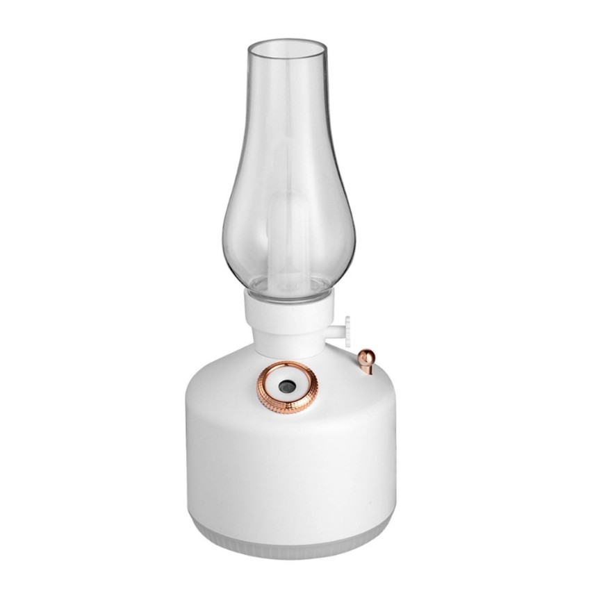 LAMPARA HUMIDIFICADOR ESTILO FAROL XO - HF06 LUZ TRICOLOR BLANCO